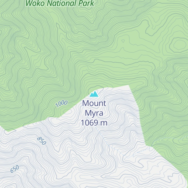 Map of Mount Myra