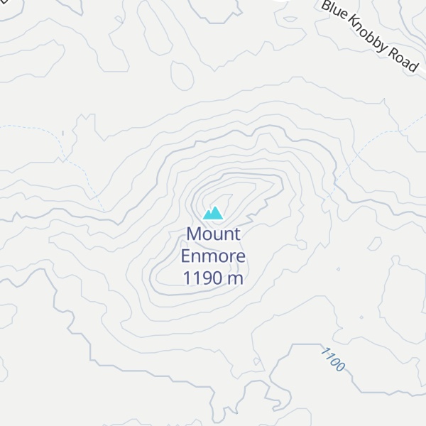 Map of Mount Enmore