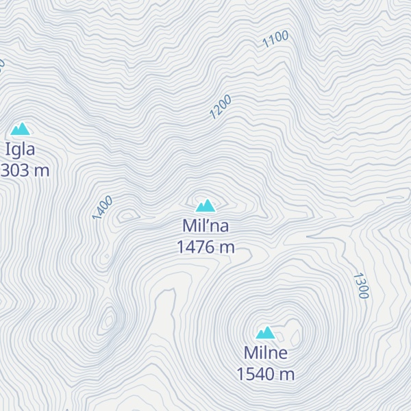 Map of Mil’na