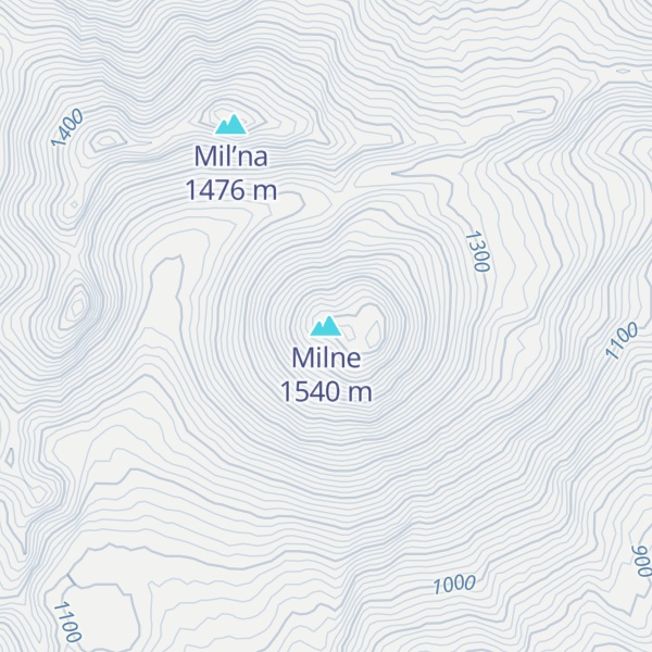 Map of Milne