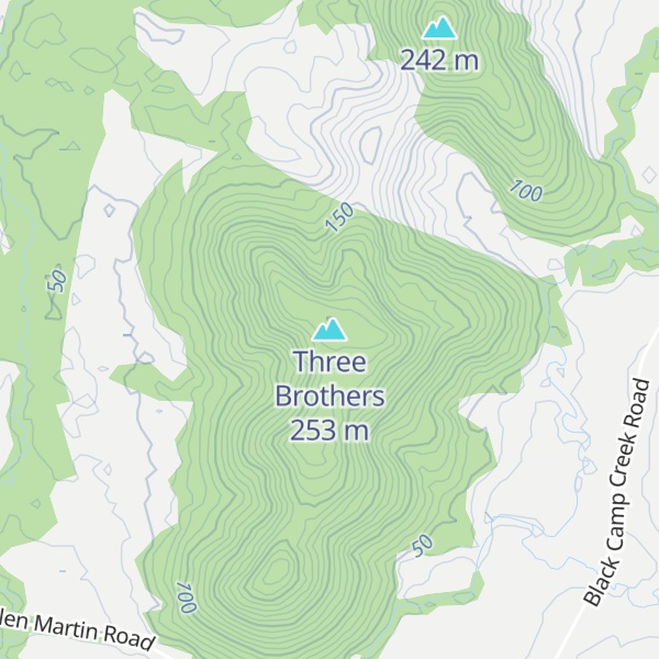 Map of Three Brothers