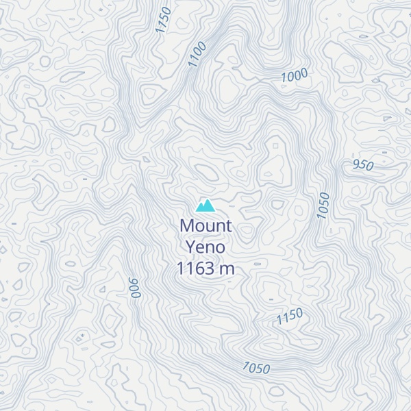 Map of Mount Yeno