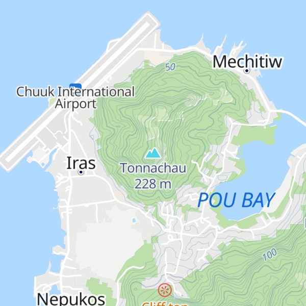 Map of Tonnachau