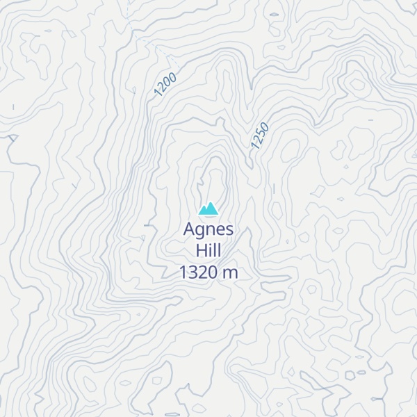 Map of Agnes Hill