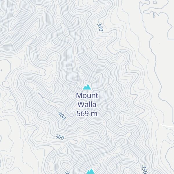 Map of Mount Walla