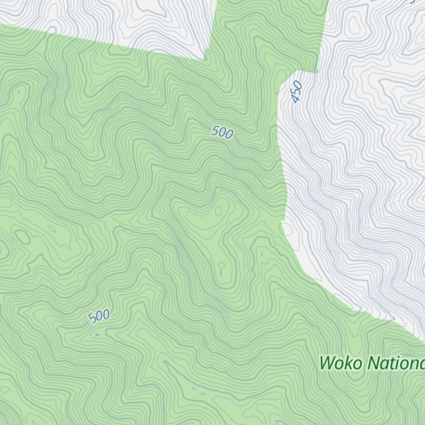 Map of Vinegar Mountain