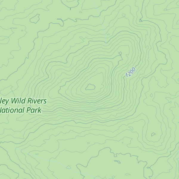 Map of Baynes Mountain