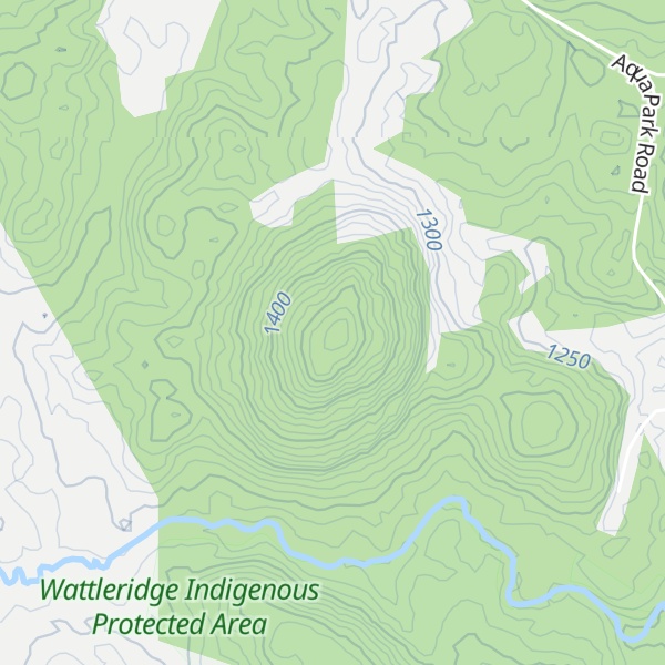 Map of Mount Mitchell
