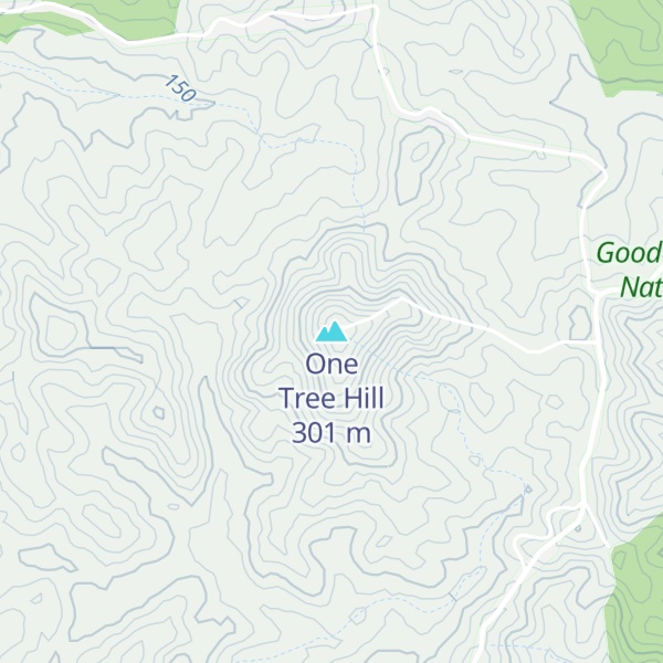 Map of One Tree Hill