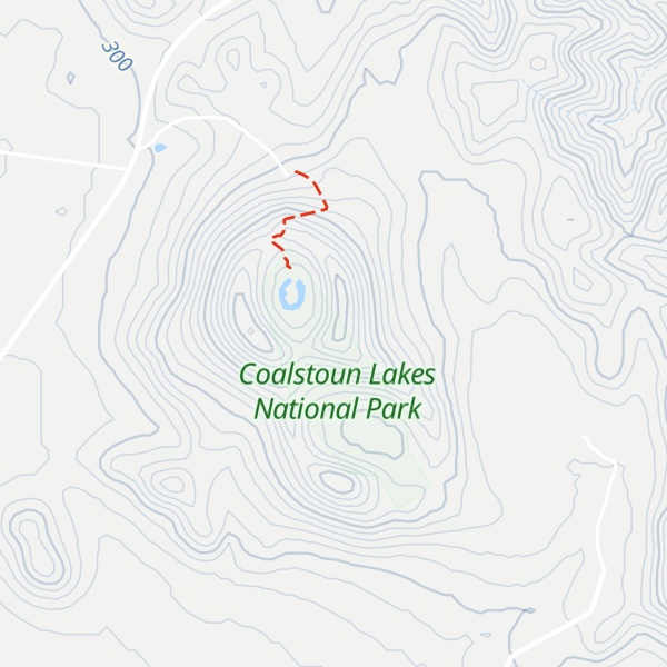 Map of Mount Le Brun