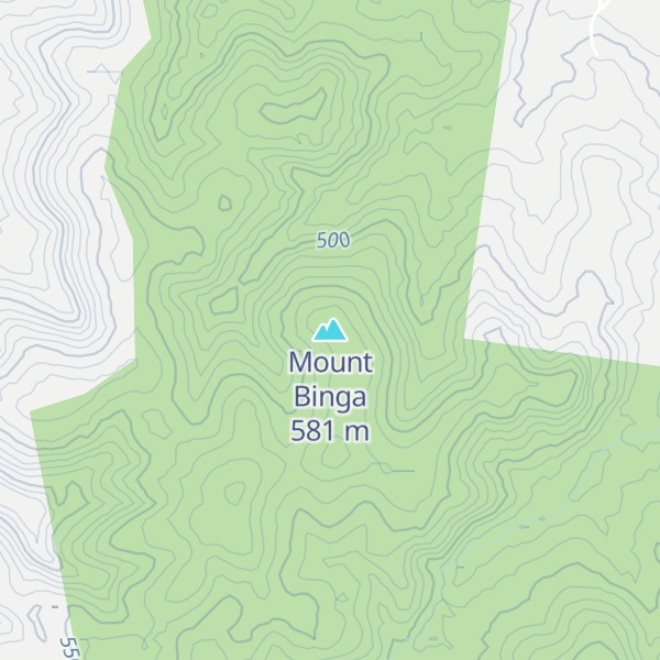 Map of Mount Binga
