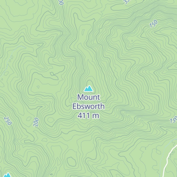 Map of Mount Ebsworth