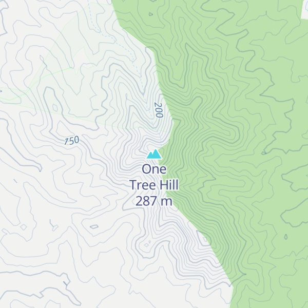 Map of One Tree Hill