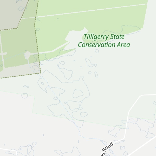 Map of Big Ridge
