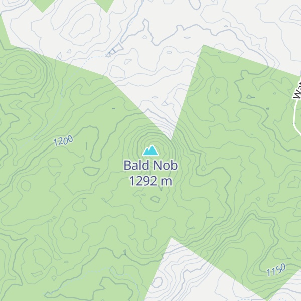 Map of Bald Nob