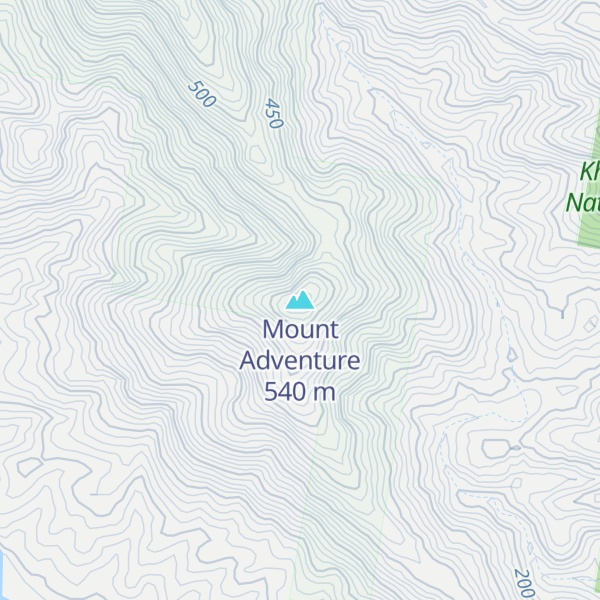 Map of Mount Adventure