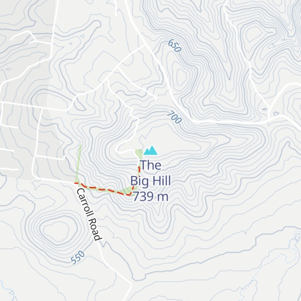 Map of The Big Hill
