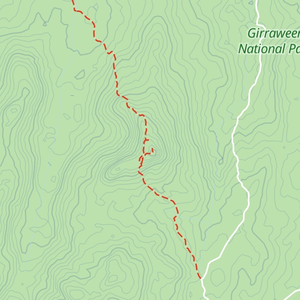 Map of Mount Norman