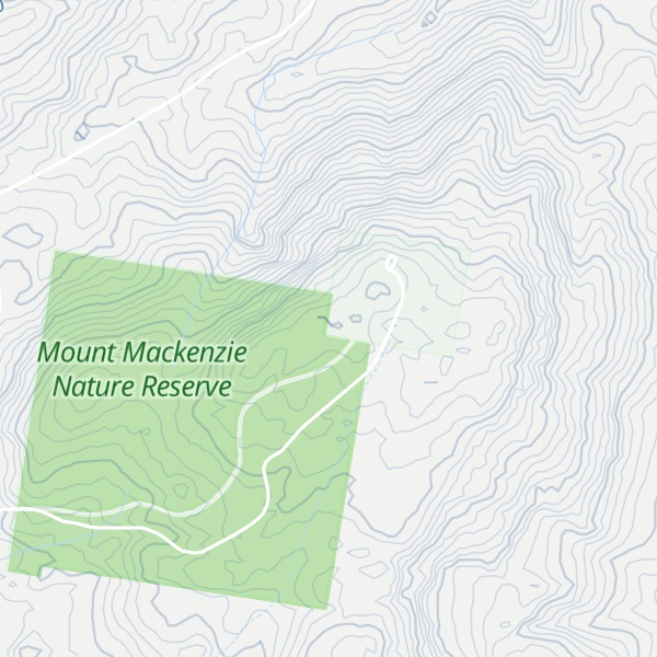 Map of Mount MacKenzie
