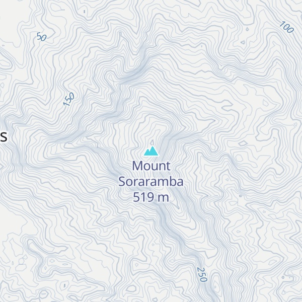 Map of Mount Soraramba