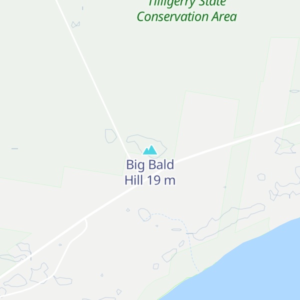 Map of Big Bald Hill