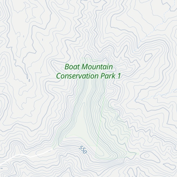 Map of Boat Mountain