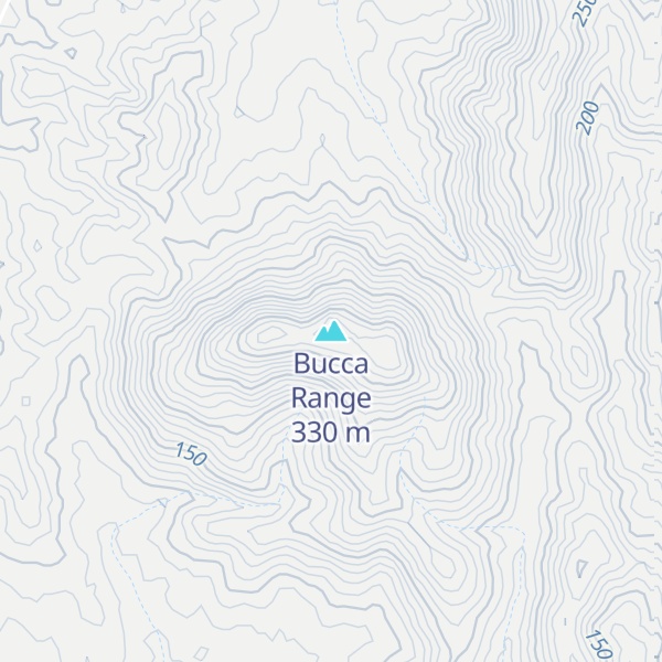 Map of Bucca Range