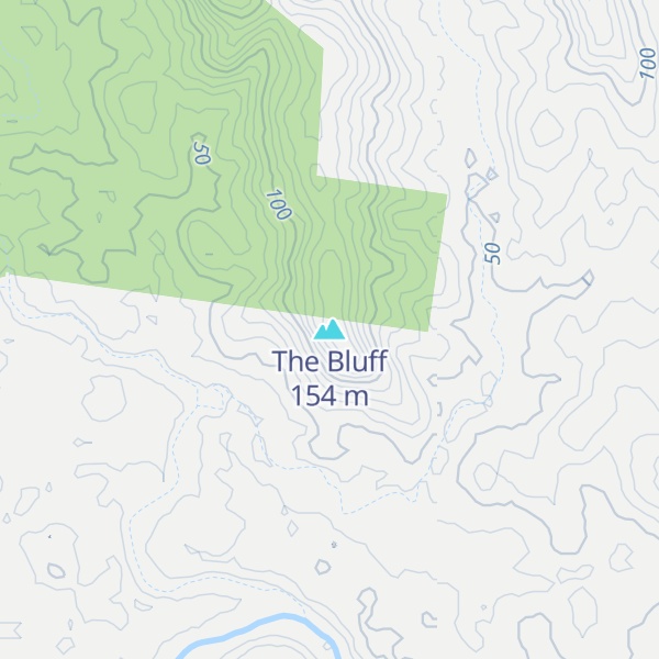 Map of The Bluff