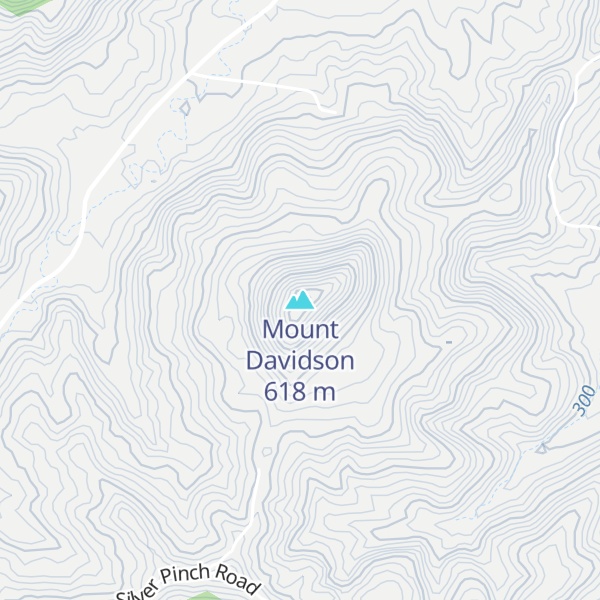 Map of Mount Davidson