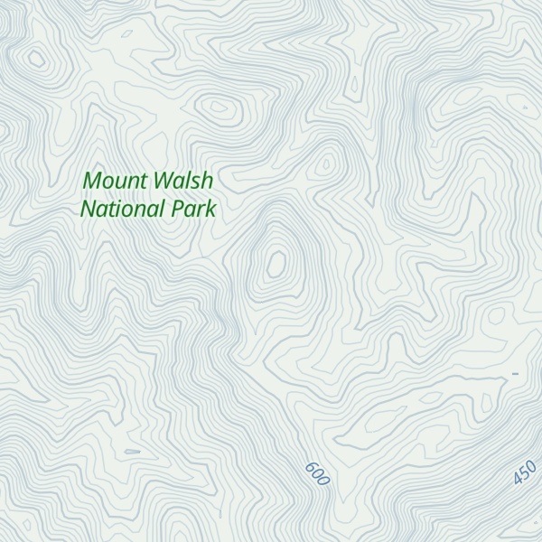 Map of The Bluff Mtn