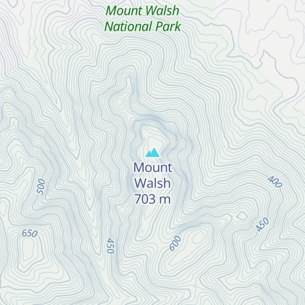 Map of Mount Walsh