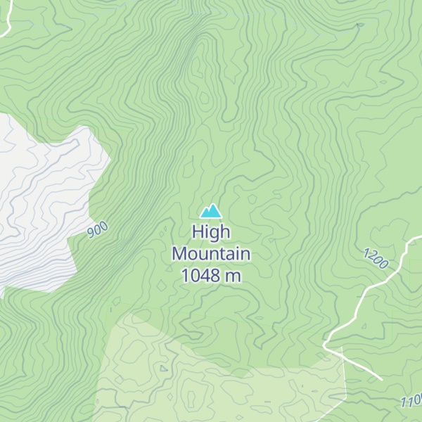 Map of High Mountain