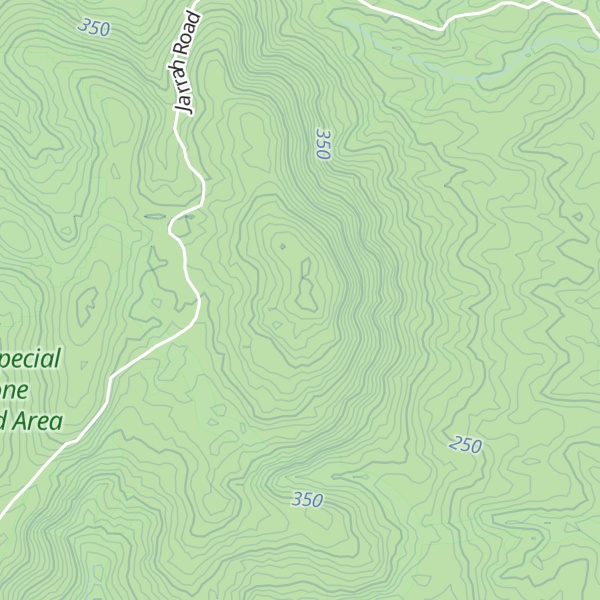 Map of Winns Mountain