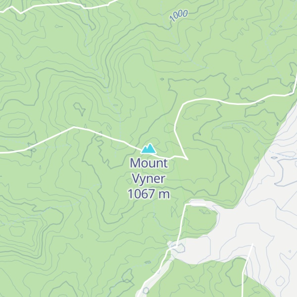 Map of Mount Vyner