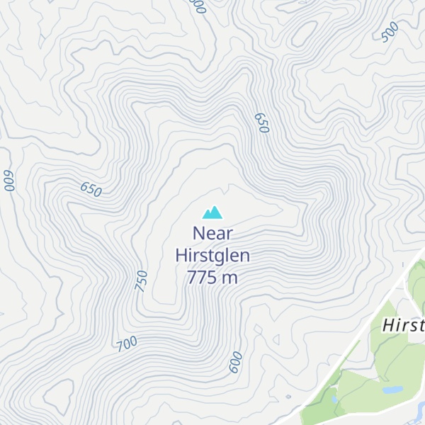 Map of Near Hirstglen