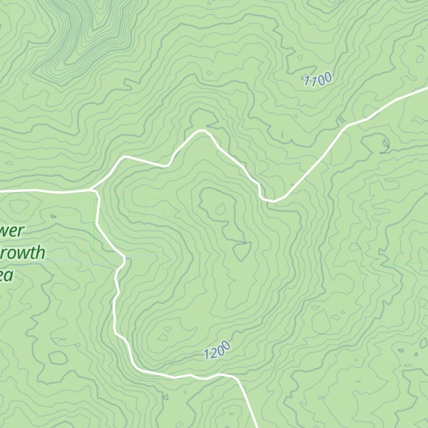 Map of Kingsgate Mountain