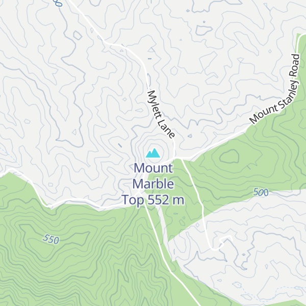 Map of Mount Marble Top