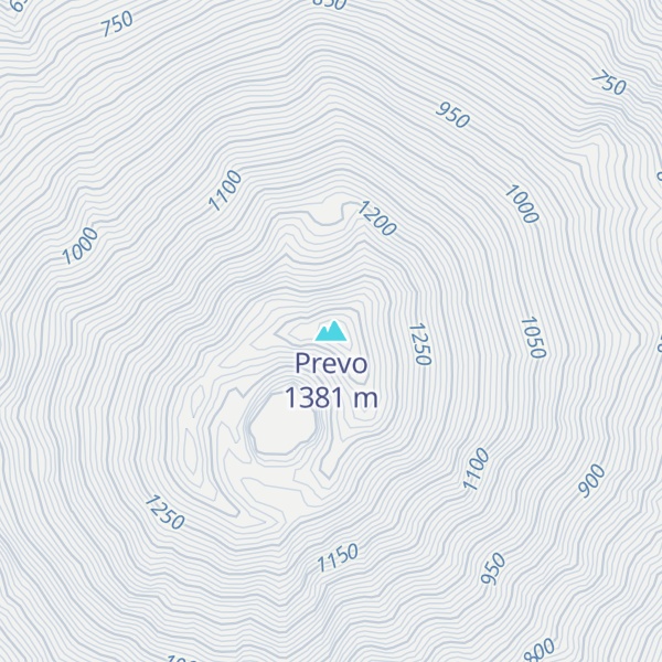Map of Prevo