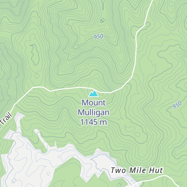 Map of Mount Mulligan