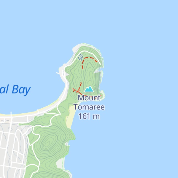 Map of Mount Tomaree