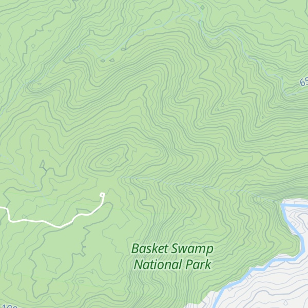 Map of Little Wellington Rock