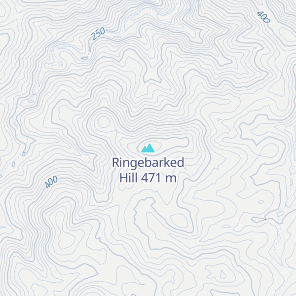 Map of Ringebarked Hill
