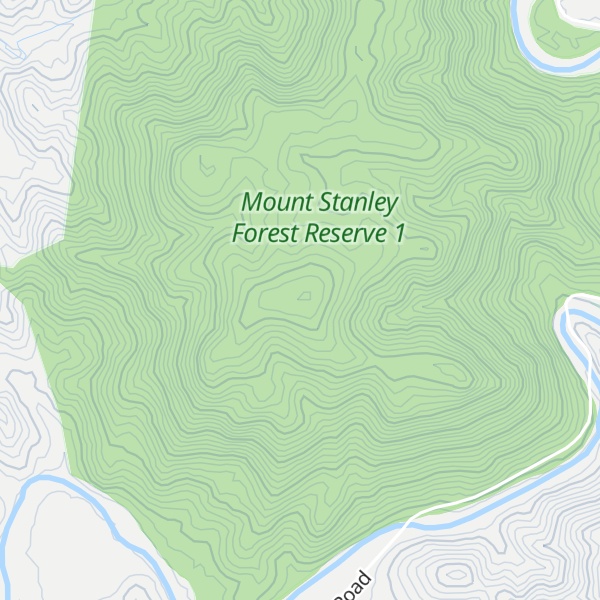 Map of Mount Stanley