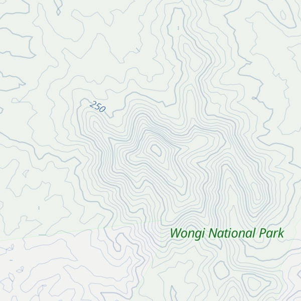 Map of Billygoat Mtn