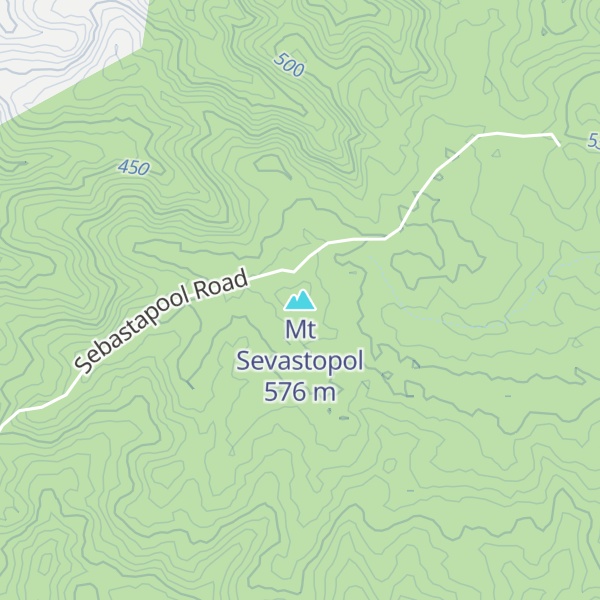 Map of Mt Sevastopol