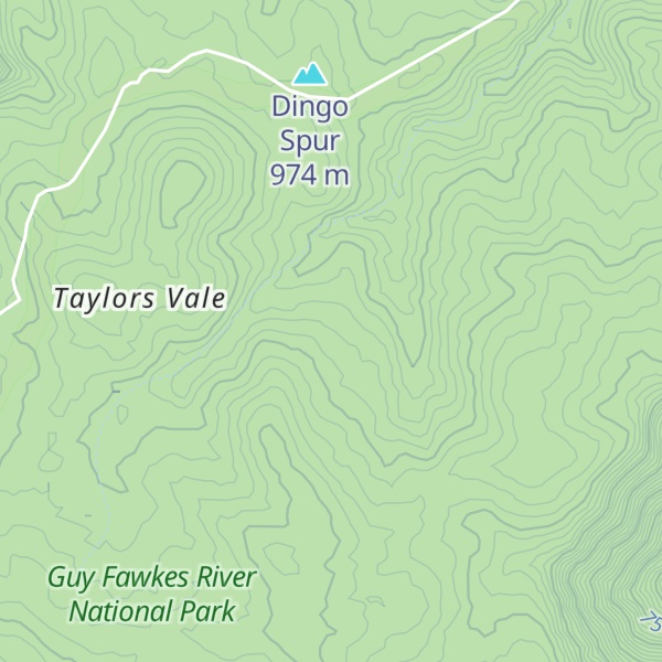 Map of Dingo Top