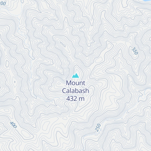 Map of Mount Calabash