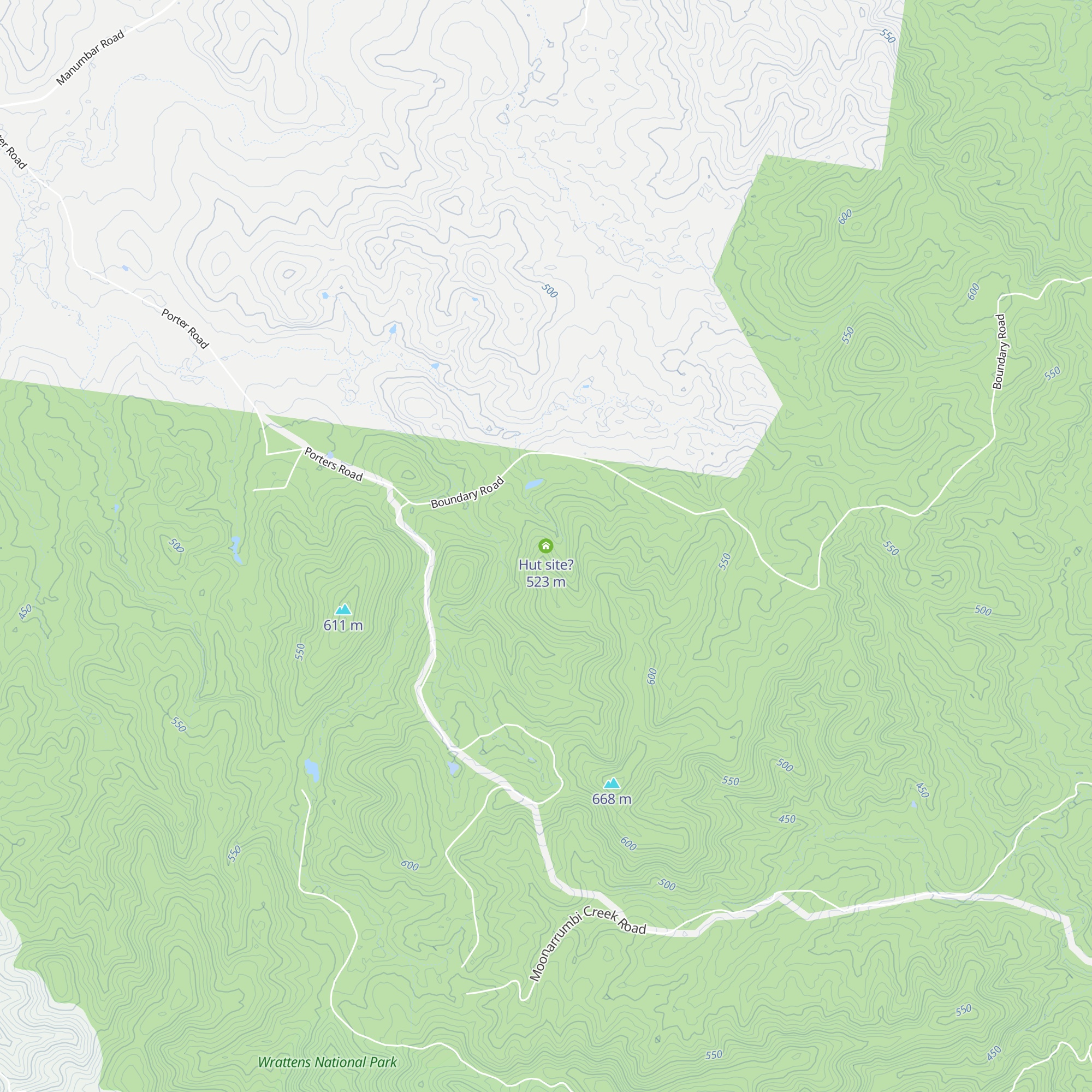 Hut site? map