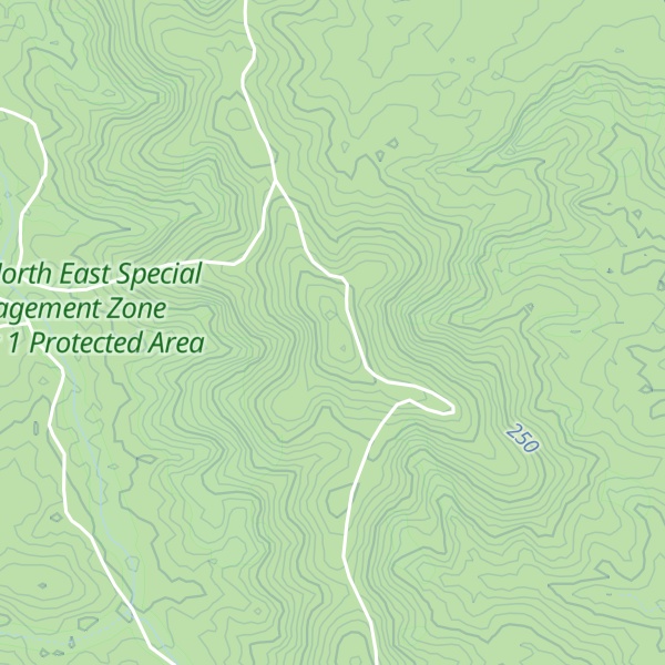 Map of Mount Mistake