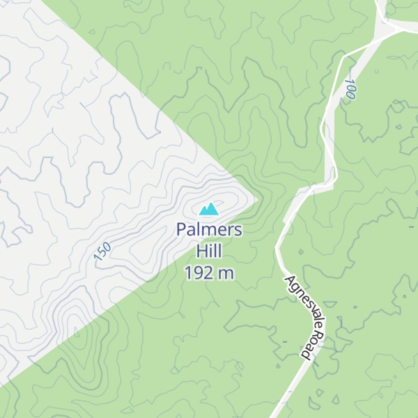 Map of Palmers Hill